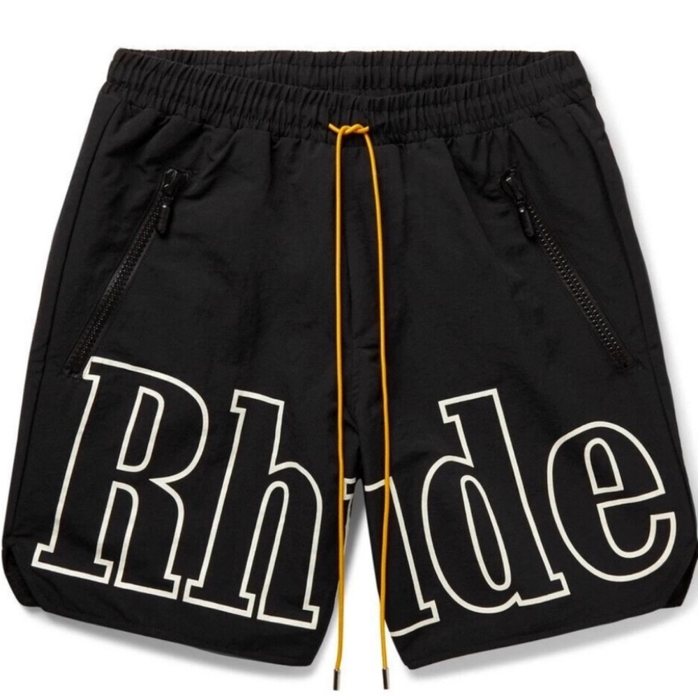 NWT Rhude Black Athletic Shorts Men’s Size Large